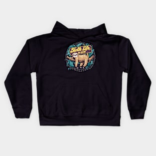 Sloth Lover - Sloth Life No Rush Kids Hoodie